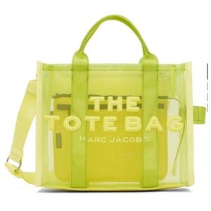 Marc Jacobs Green Transparent Medium Tote